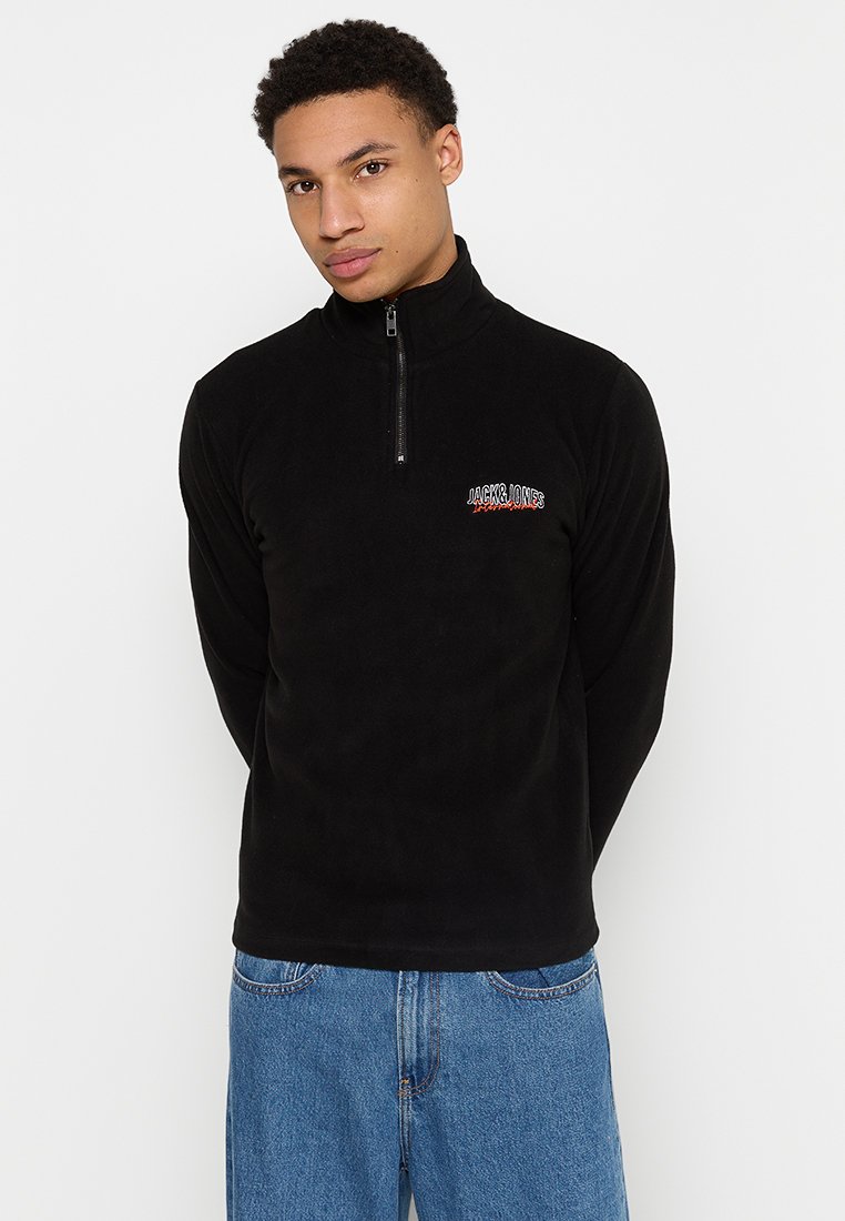 jack & jones Fleece trui zwart jack & jones Fleece trui zwart