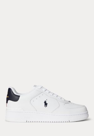 Polo Ralph Lauren MASTERS COURT LEATHER SNEAKER UNISEX - Trainers - white/navy/red