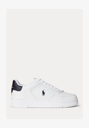 Polo Ralph Lauren MASTERS COURT LEATHER SNEAKER UNISEX - Baskets basses - white/navy/red