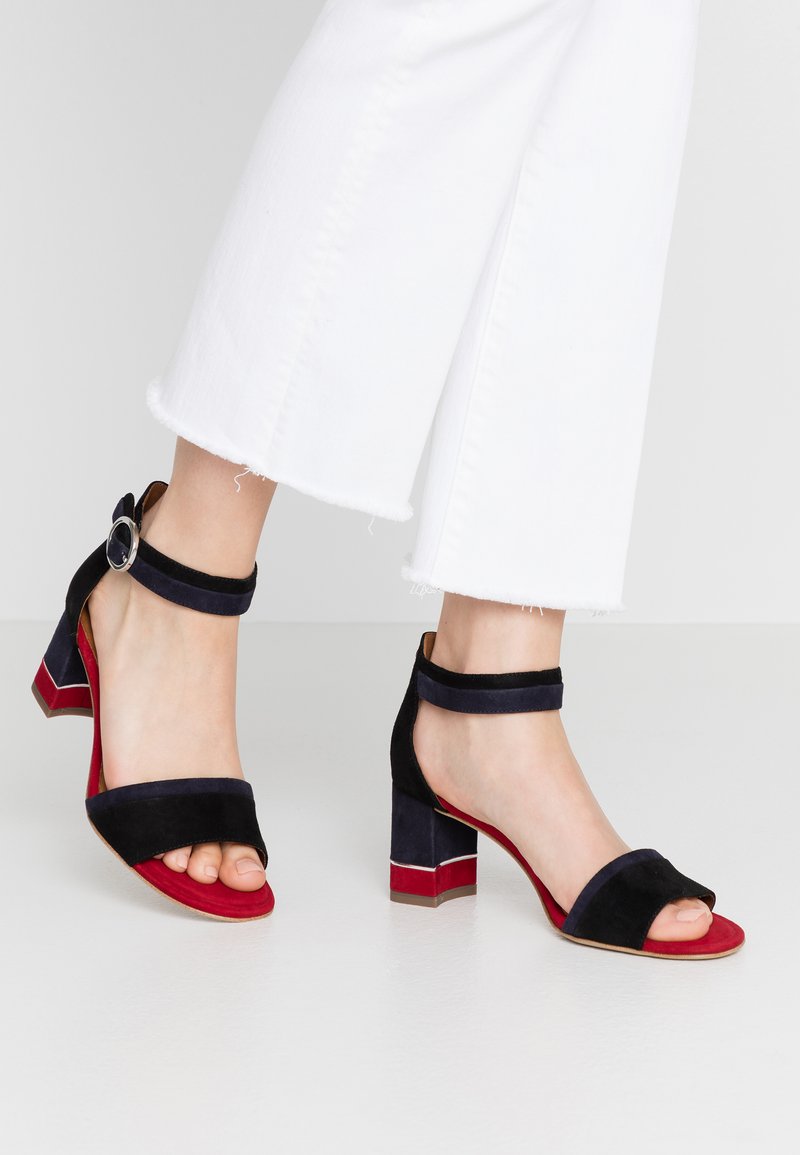 Tamaris WOMS SANDALS - Ankle cuff sandals - black