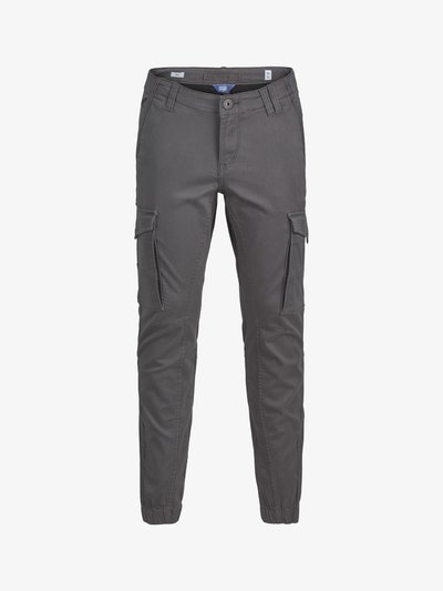 JJIPAUL JJFLAKE - Pantalon cargo - asphalt