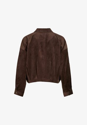 VILA, JACKET VICOURDIE CORDUROY - Veste légère - coffee bean
