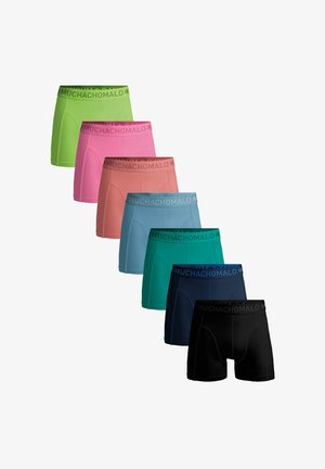 MUCHACHOMALO 7-PACK - Boksershorts - black blue green pink