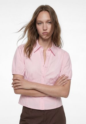 Koton, CROP BLOUSE . - Overhemdblouse - pink