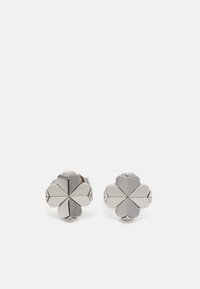 FLOWER STUDS - Kõrvarõngad - silver-coloured
