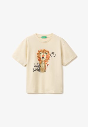 United Colors of Benetton, - T-shirt z nadrukiem
