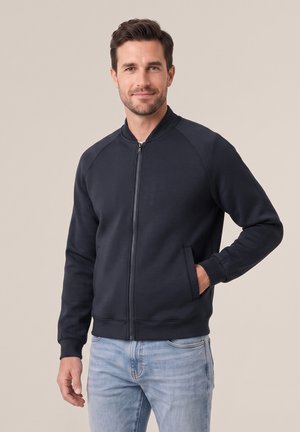 Pier One by Zalando, HEAVYWEIGHT - Суитшърт с цип - dark navy
