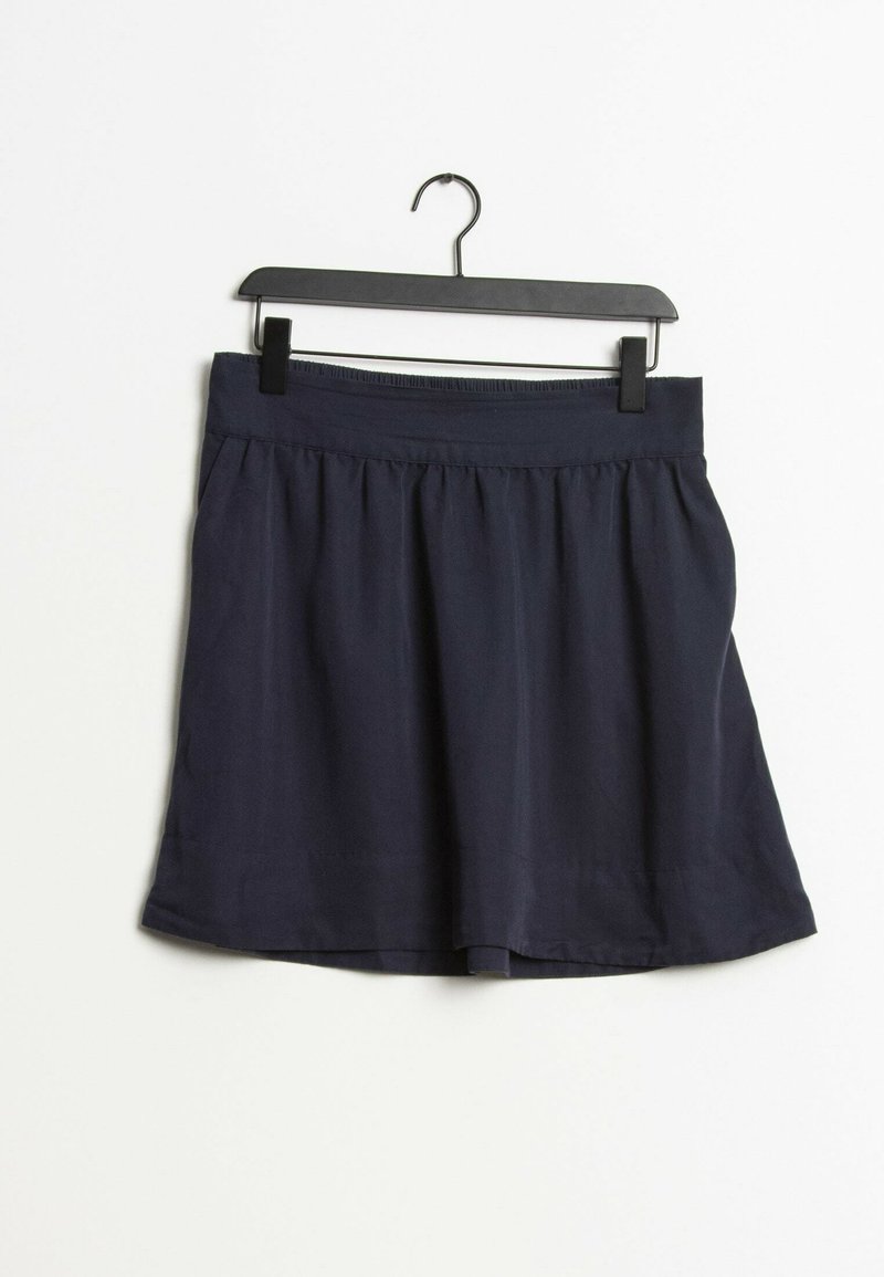 Tommy Hilfiger Jupe pliss?�e - blue/bleu marine - (Seconde main) - ZALANDO.FR