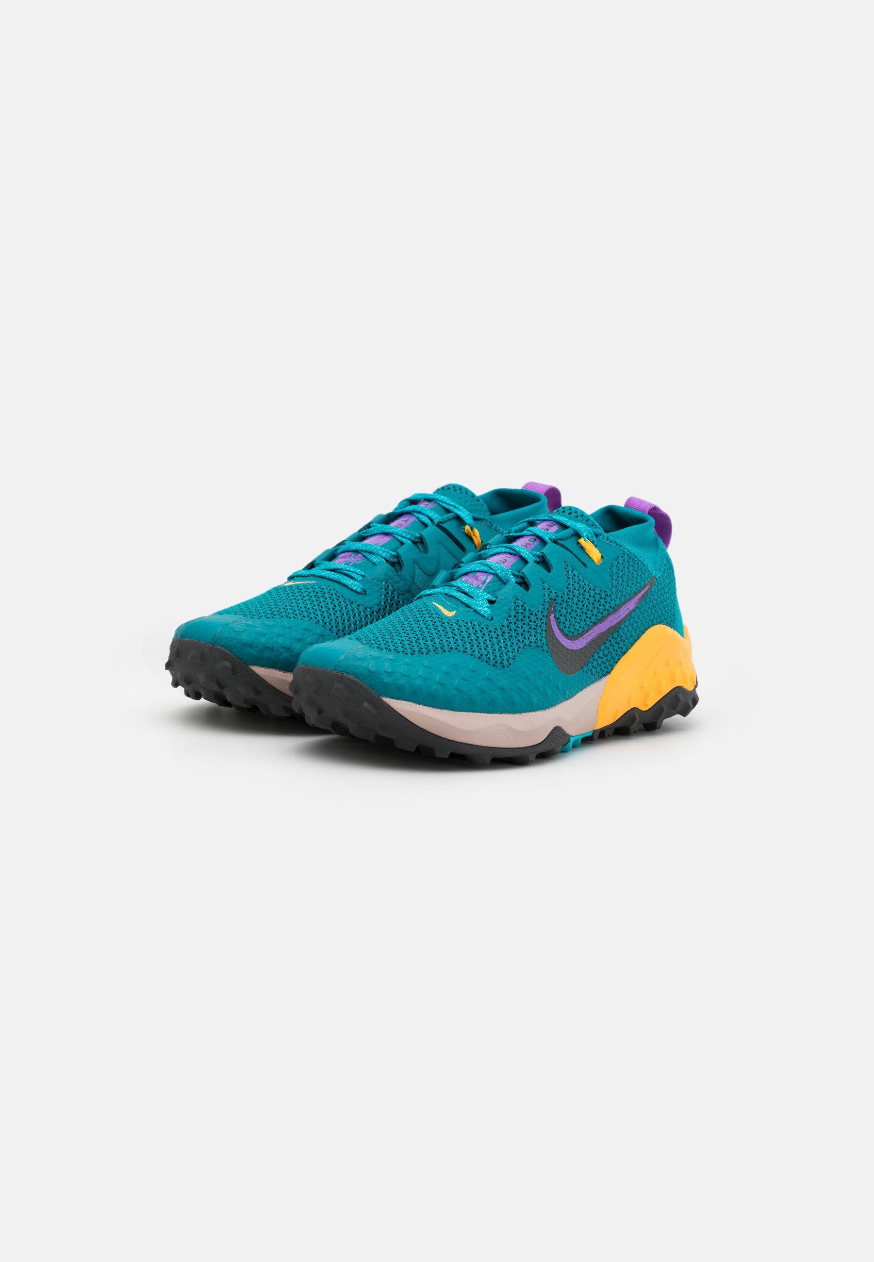 turquoise running shoes