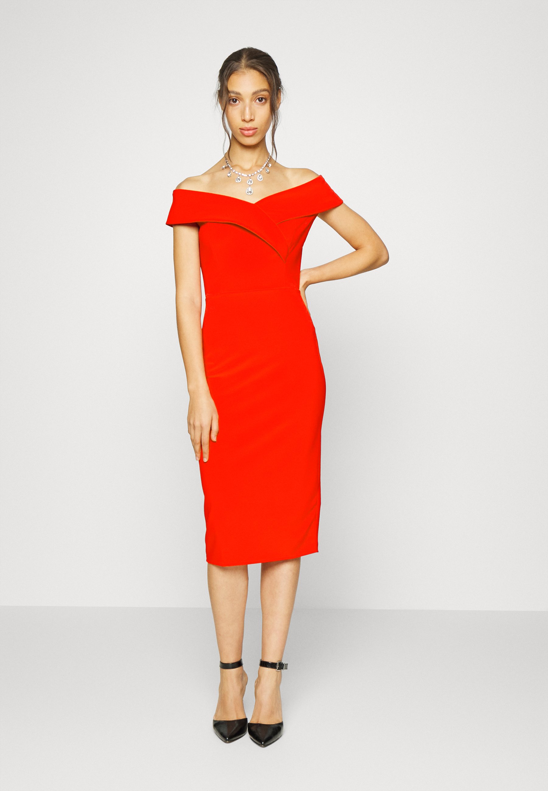 WAL G. ZARA MIDI DRESS - ligero - red/rojo - Zalando.es