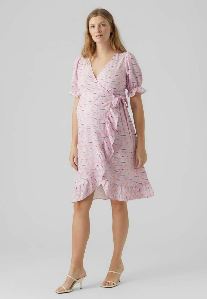 Mamalicious Jurk donkerroze Mamalicious Jurk donkerroze