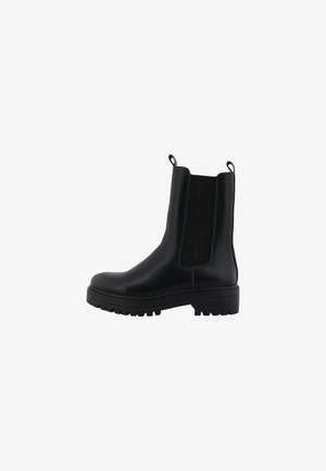 TOM TAILOR, STIEFEL - Μποτάκια πλατφόρμα - black