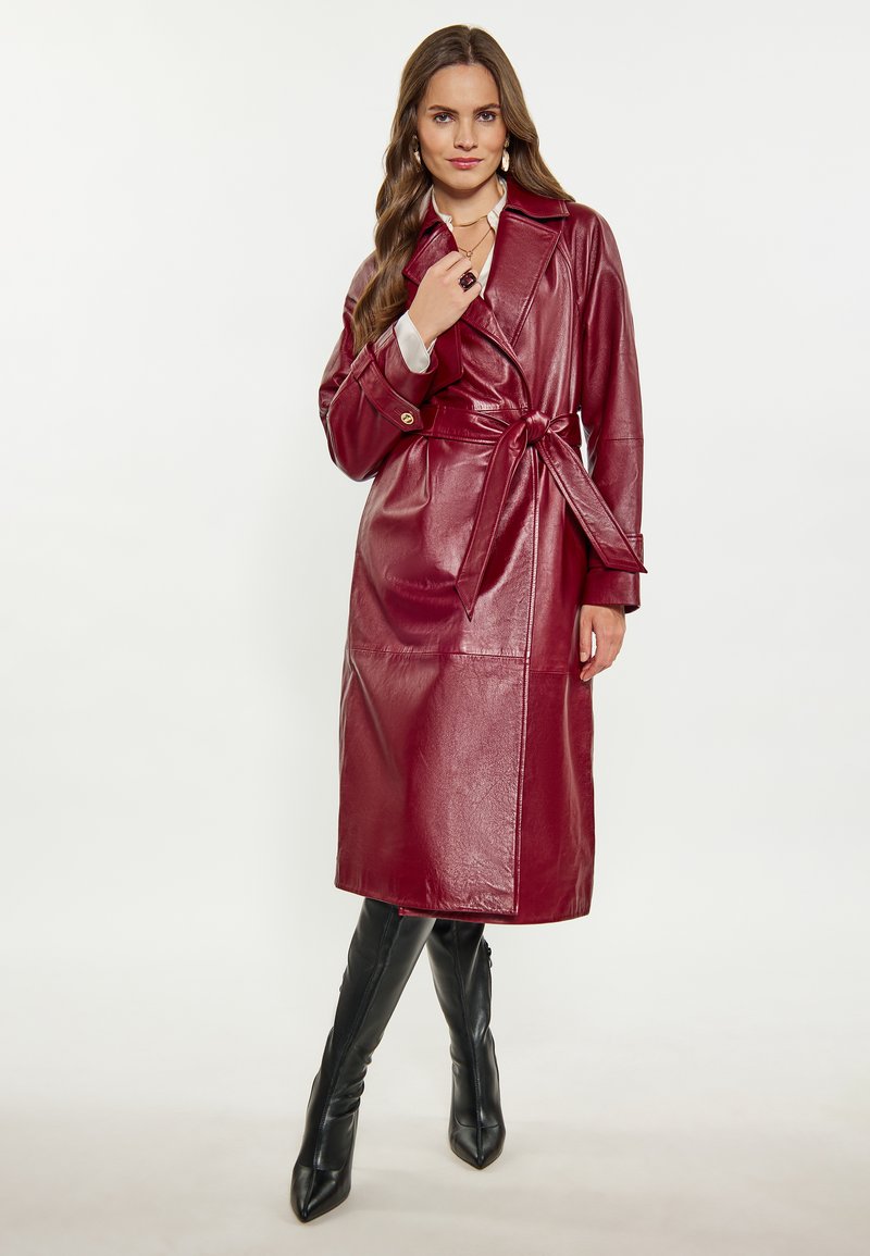 faina MANTEL - Trenchcoat - burgund