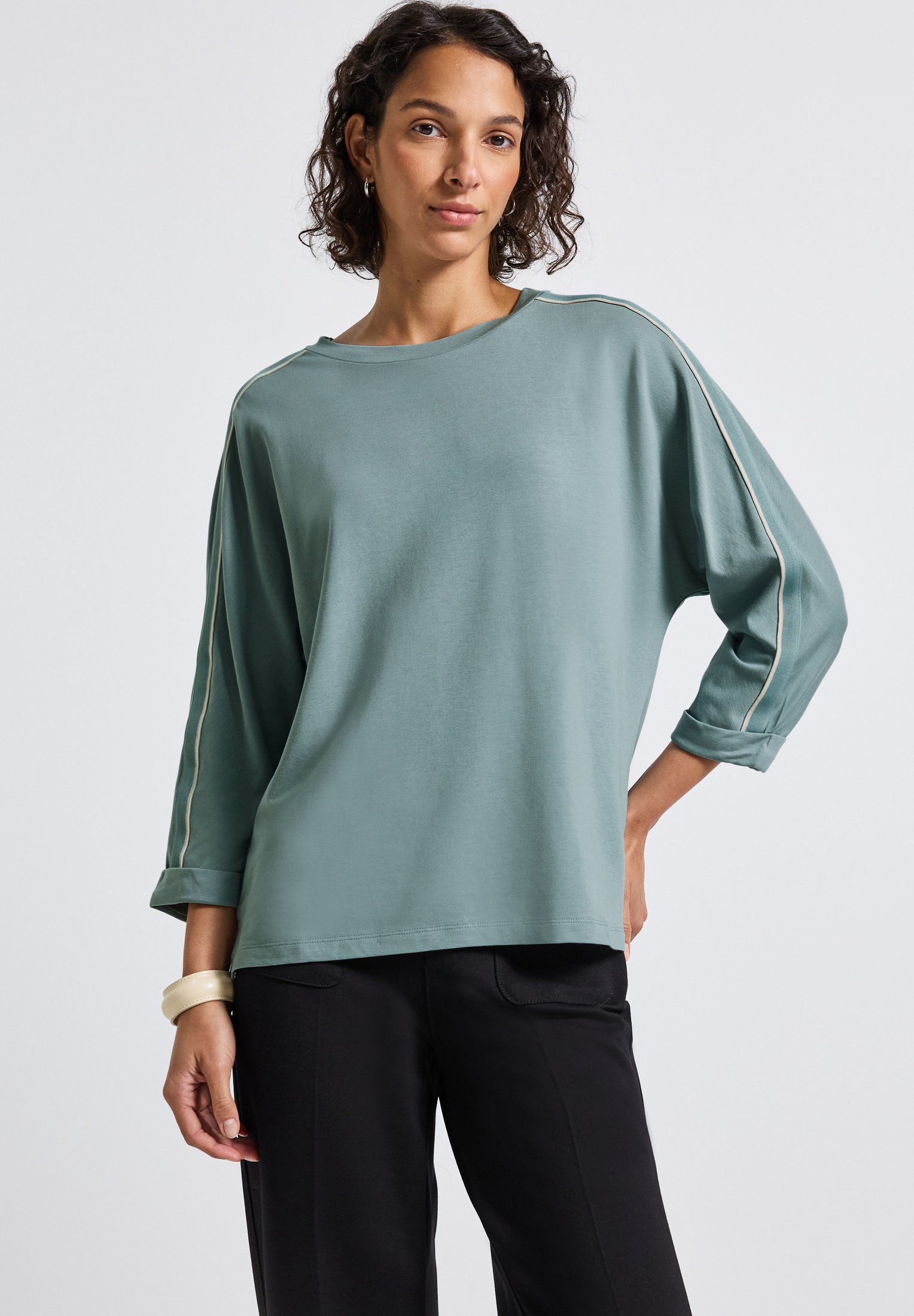 Street One Maglia Maniche Lunghe Donna Rossa (IT 44, EU 40