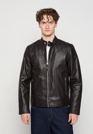 Schott Veste en cuir - brown
