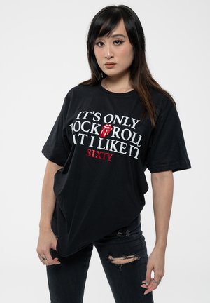 Paradiso Clothing THE ROLLING STONES ITS ONLY ROCK N ROLL SIXTY FOILED - Print T-shirt - black