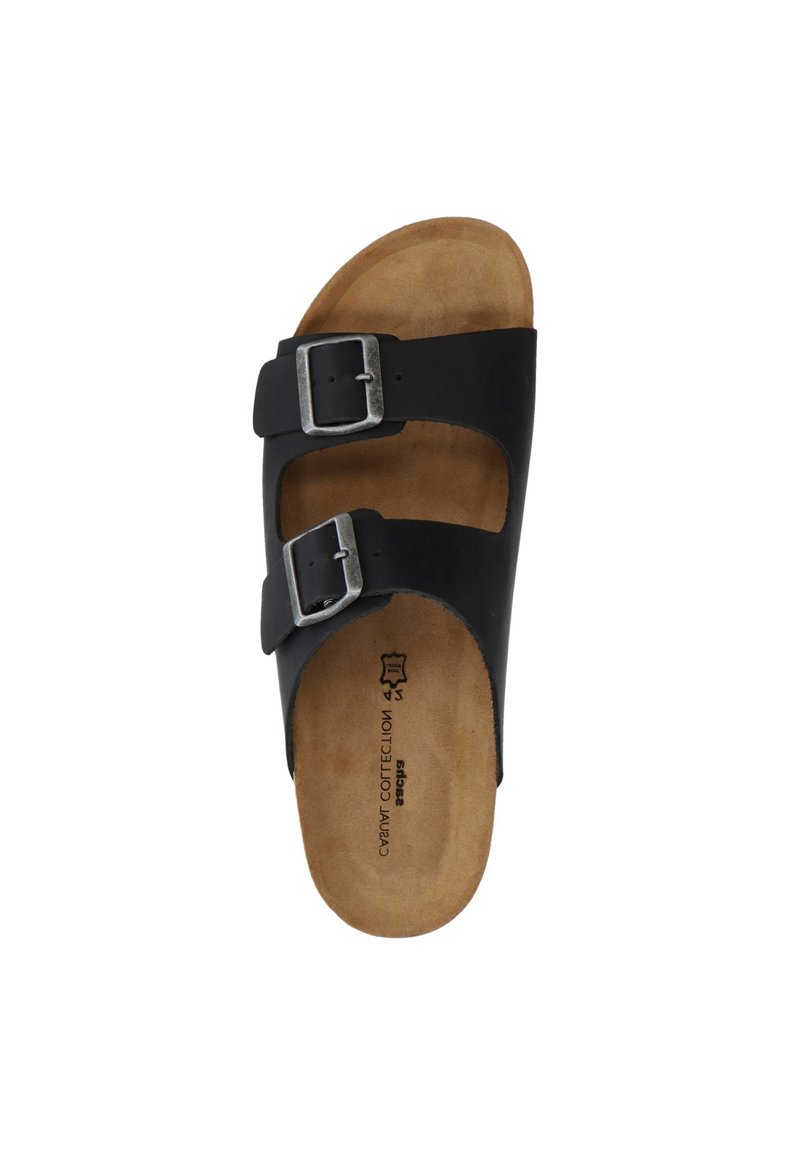 Herren Sandalen | sacha Pantolette flach black/schwarz - LD11259 Herren Sandalen | sacha Pantolette flach black/schwarz - LD11259