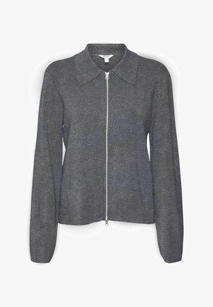 Vero Moda VMHANNA - Strickjacke - dark grey melange