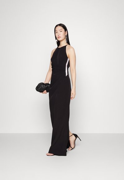 Halston ANNIKA GOWN IN STRETCH CREPE - Długa sukienka