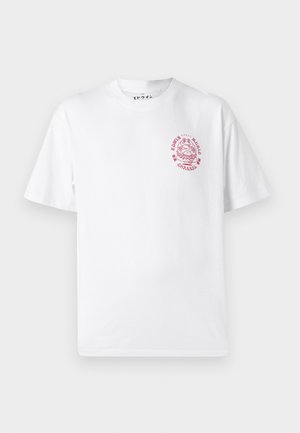 MUSIC CHANNEL UNISEX - T-shirt imprimé - white/red