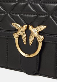Pinko LOVE ONE CLASSIC - Torba čez telo - nero/antique gold