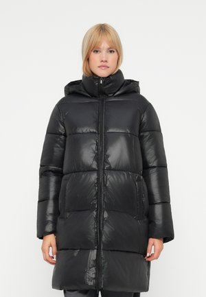 VILIDDA HOOD SHINNY PUFFER JACKET - Wintermantel - black