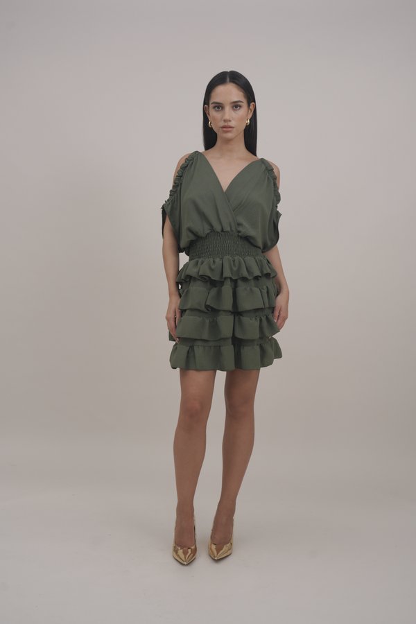 CRUISE SANJILA RUFFLE DRESS - Cocktail dress / Party dress