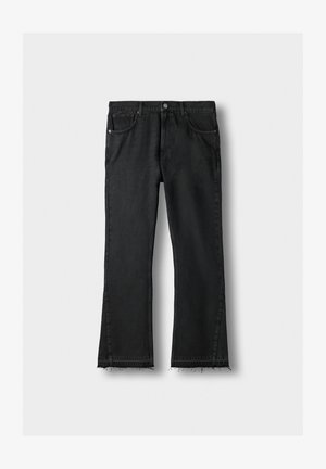 Burocs, FLARED OPEN HEM - Relaxed fit jeans - grey