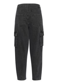 Kaffe GLORIA  - Laisvo kirpimo džinsai - dark grey denim