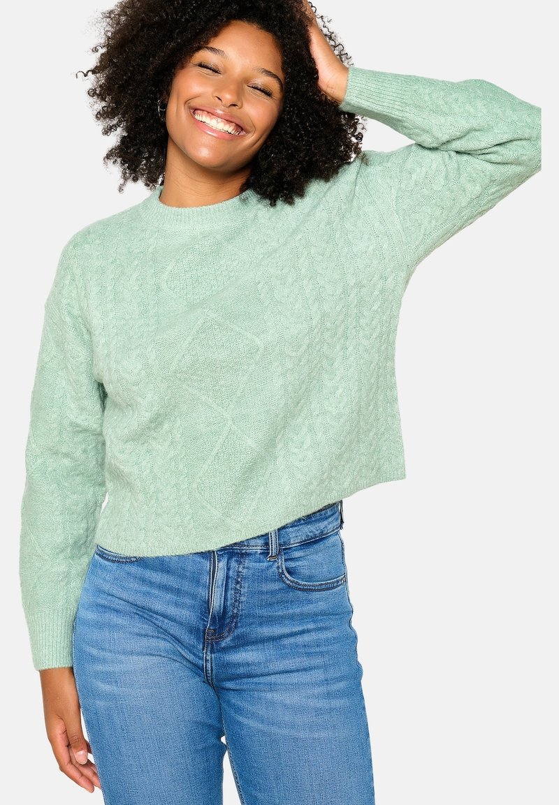 LolaLiza CABLE - Džemperis - mint green
