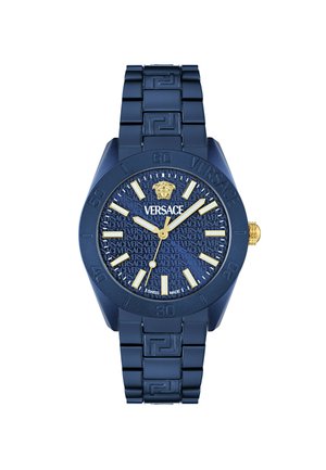 Versace QUARTZ ANALOG DOME TIMELES - Montre - blue