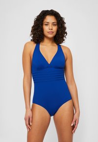 LASCANA - SWIMSUIT CROSS - Swimsuit - blue Thumbnail Image 1