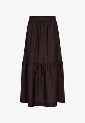 Co'couture, HERACC - Jupe trapèze - dark brown