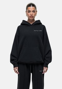 SCRIBBLE HOODIE - Sweatshirt - black