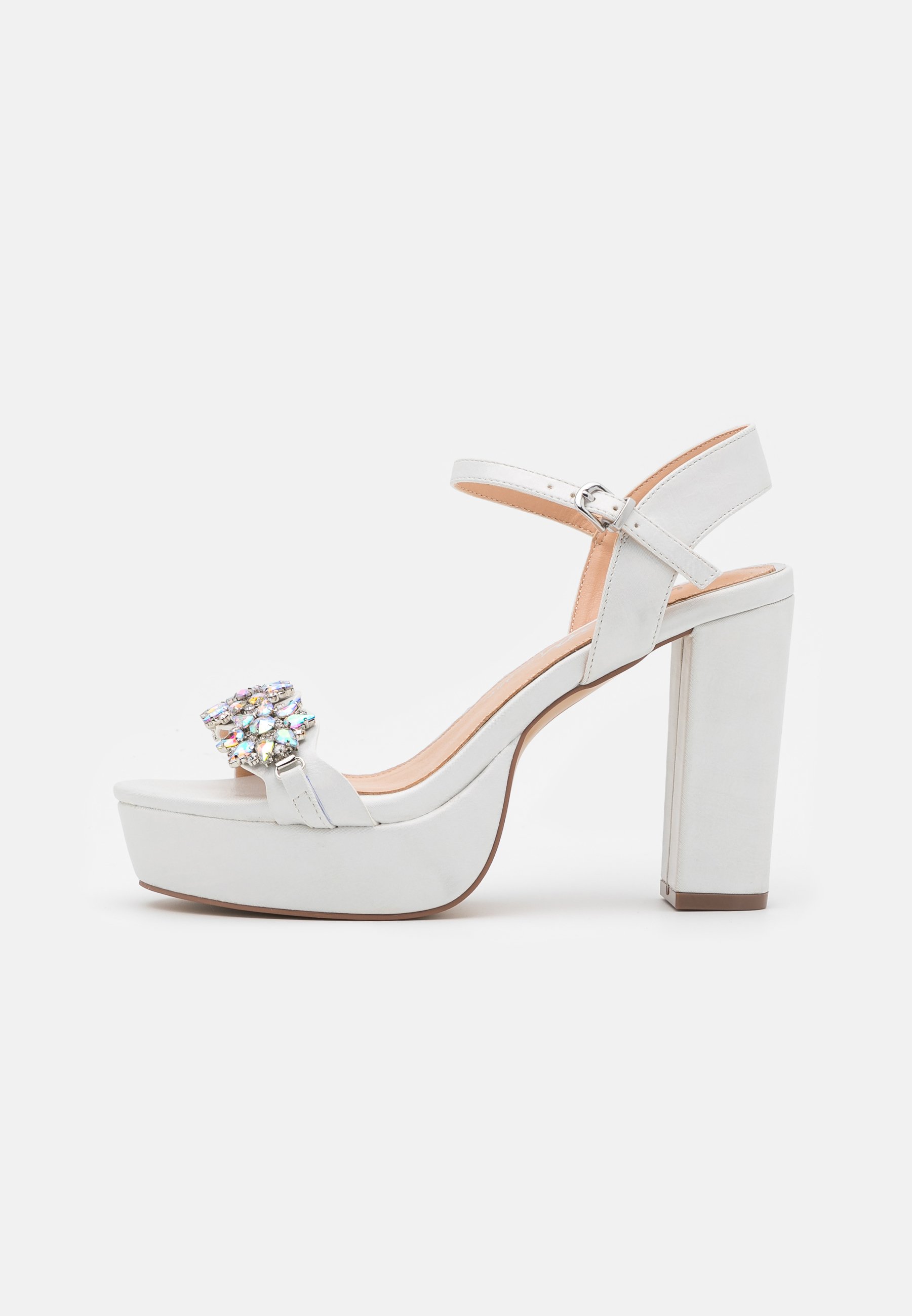 LUVER Zoccoli Zoccolo Con Molla 120/A - In Gomma Sintetica, Colore Bianco Taglia 41 Zoccoli Baldo Con Molla Donna