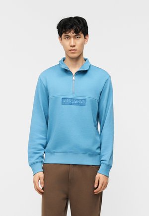 BOX LOGO - Športni pulover - blue jasper