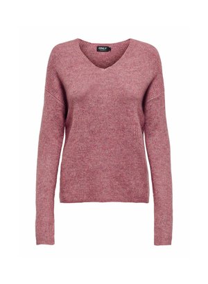 ONLY ONLCAMILLA V NECK - Vesta - renaissance rose