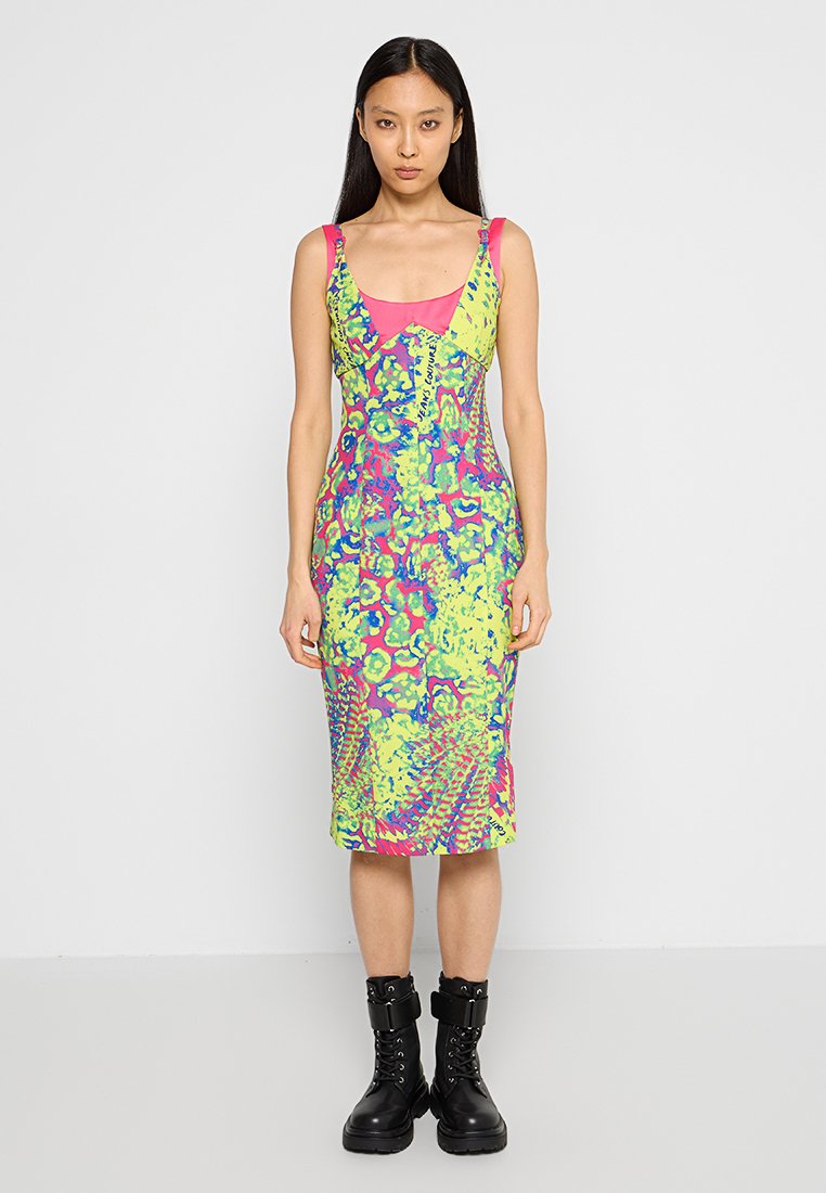 Versace Jeans Couture Etui-jurk geel