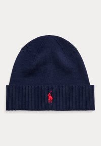 SIGNATURE PONY WOOL BEANIE - Berretto - hunter navy