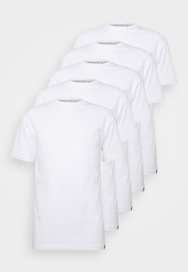 TEE 5 PACK - T-shirts basic - white