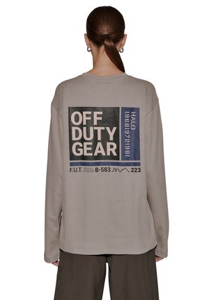 HALO GEAR  WAFFLE - Long sleeved top - mourning dove
