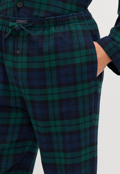 Polo Ralph Lauren PJ SLEEP - Komplet pižame - black/navy/green