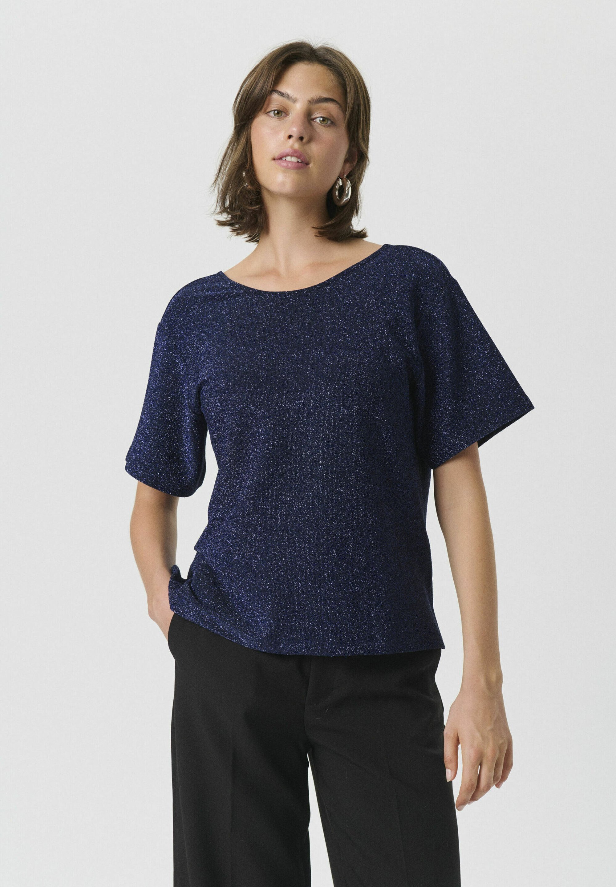 T-shirt Con Stampa Farfalla, Top Casual A Maniche Corte E - Foto 4