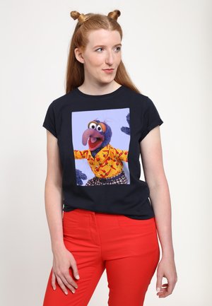 MUPPETS GONZO MEME - T-shirt imprimé - navy blue
