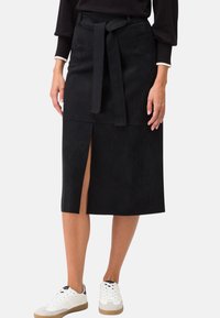 zero A-vonalú szoknya - black beauty