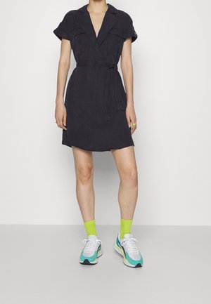Denim dress - black