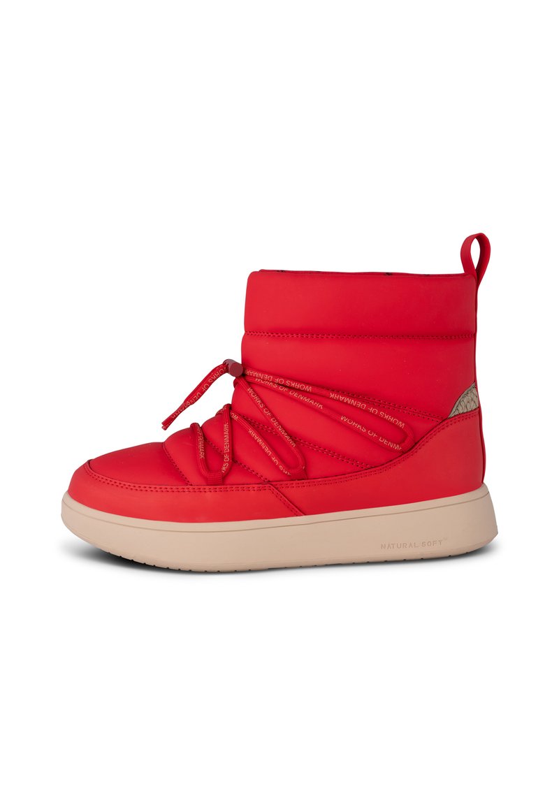 Woden ISA WATERPROOF - Winter boots - fire red/red - Zalando