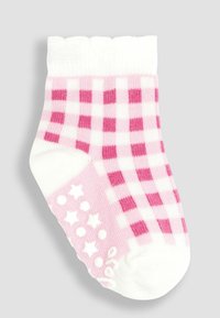 JoJo Maman Bébé 3-PACK GINGHAM REGULAR FIT - Calcetines - pink