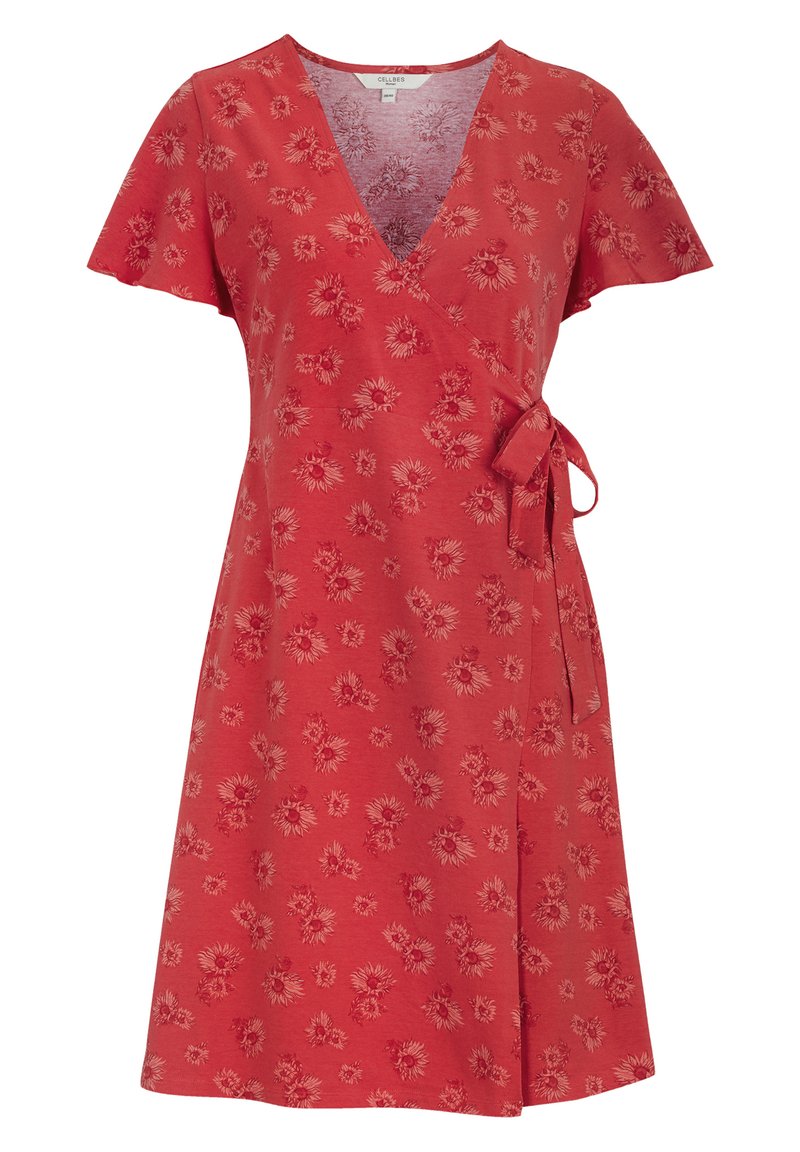 Damen Freizeitkleider | Cellbes HEDDA WRAP Jerseykleid red floral/rot - YQ09964 Damen Freizeitkleider | Cellbes HEDDA WRAP Jerseykleid red floral/rot - YQ09964