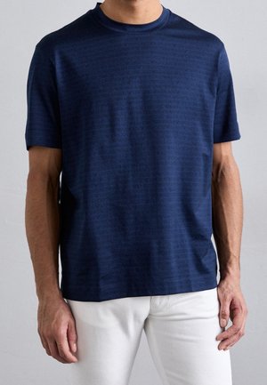T-shirt print - dark blue
